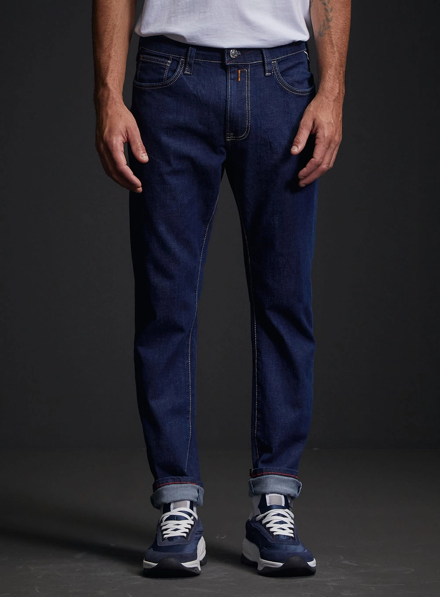 Calça Jeans Masculina Neaal Skinny Índigo Replay