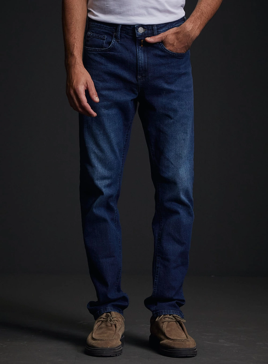 Calça Jeans Masculina Willbi Regular Slim Índigo Replay