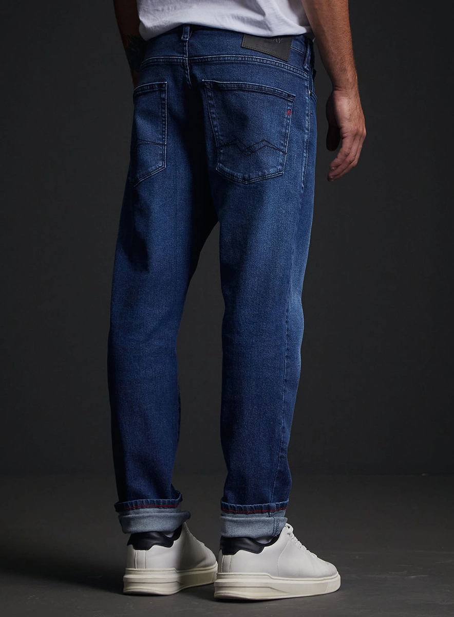 Calça Jeans Masculina Neaal Skinny Índigo Replay