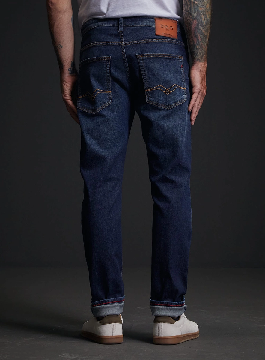 Calça Jeans Neaal Skinny Masculina Índigo Replay