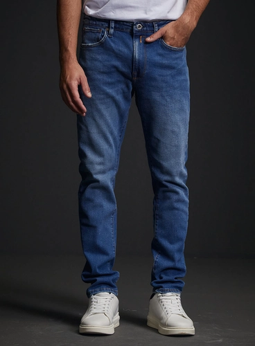 Calça Jeans Masculina Neaal Skinny Cintura Média