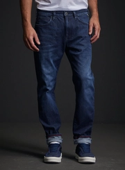 Calça Jeans Neaal Skinny Masculina Lavagem Escura