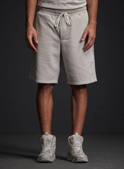 Bermuda Moletom Regular Masculina Cós Com Cordão