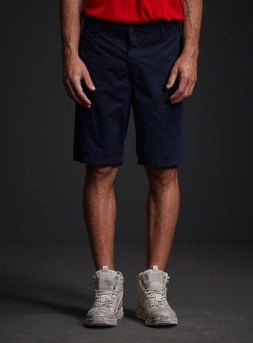 Bermuda Sarja Alfaiataria Chino Masculina