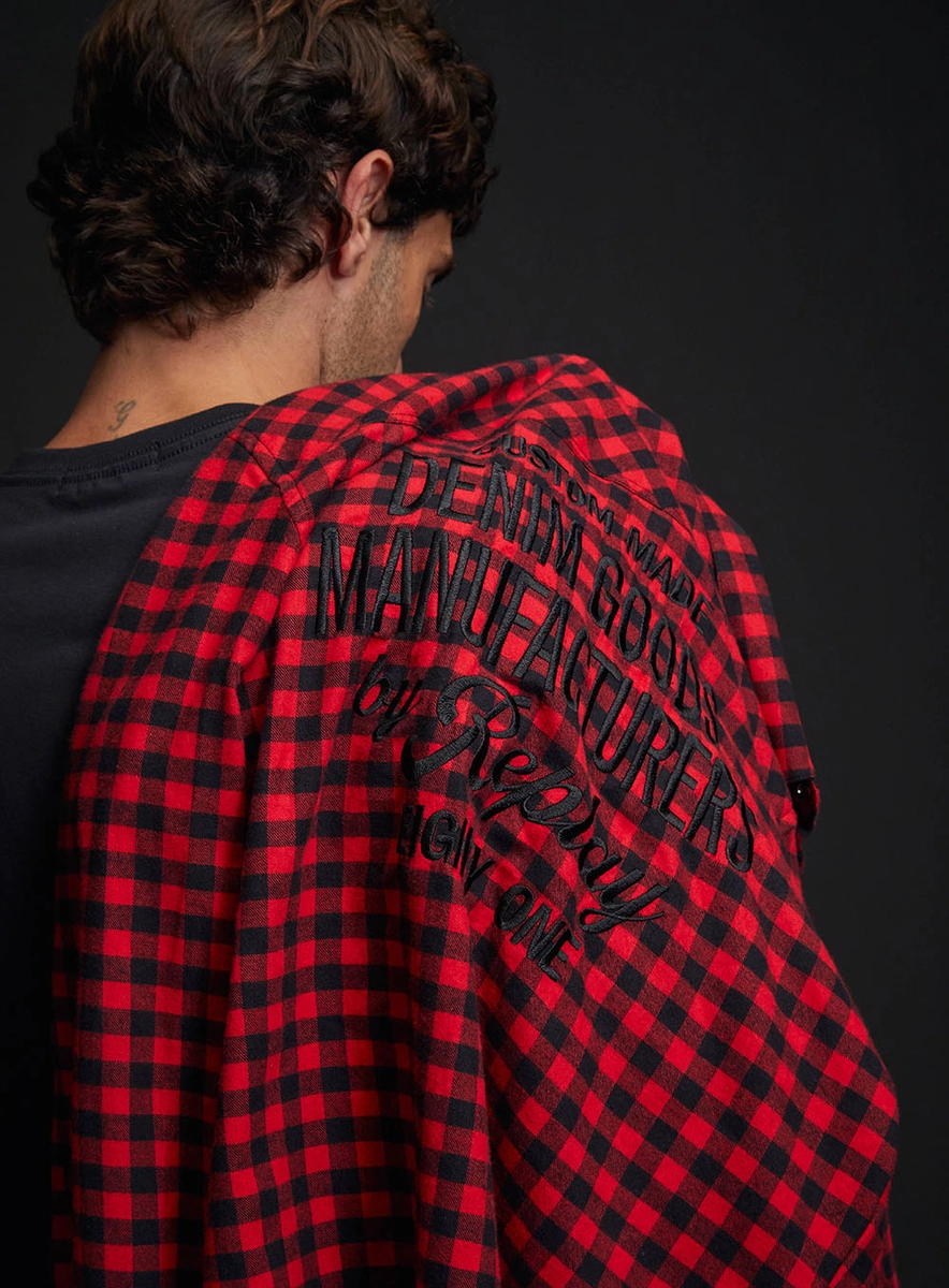 Camisa Masculina Regular Xadrez Estampados Lcecci