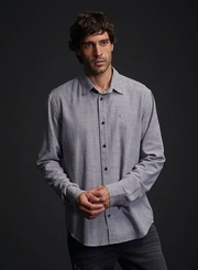 Camisa Masculina Regular Urban Mix De Fios