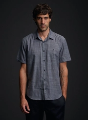 Camisa Masculina Regular Texturizada