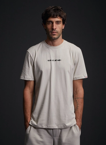 Camiseta Masculina Regular Básica Com Detalhe