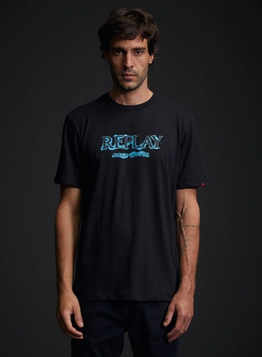 Camiseta Masculina Regular Básica Estampada