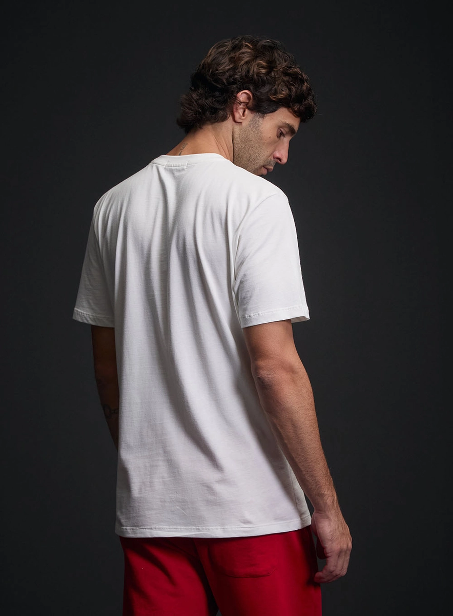 Camiseta Regular Com Estampa Off Shell Replay