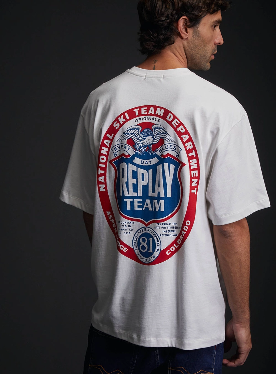 Camiseta Masculina Over Estampada Off Shell Lcecci