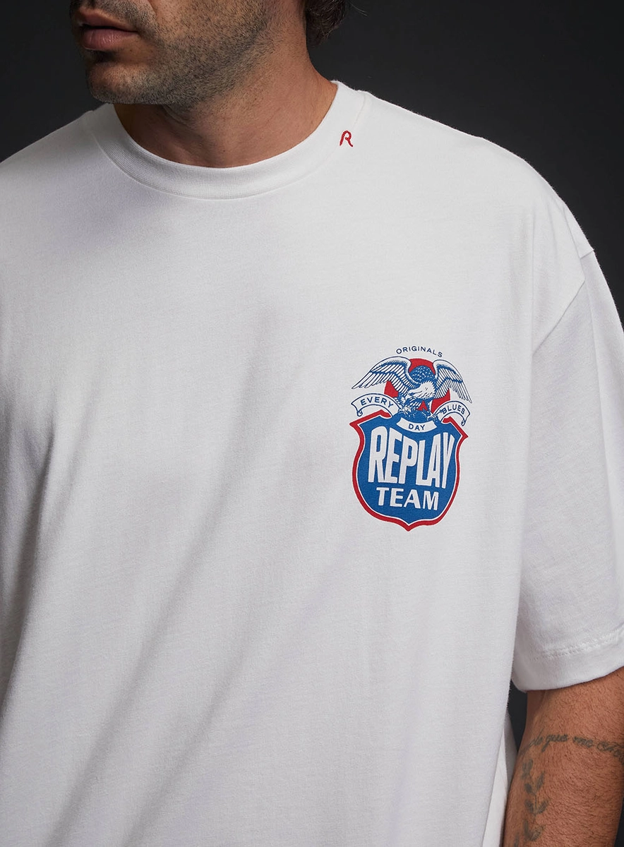 Camiseta Masculina Over Estampada Off Shell Lcecci