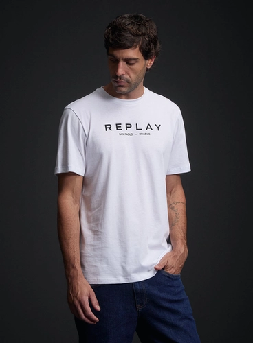 Camiseta Masculina Regular Estampa Frontal