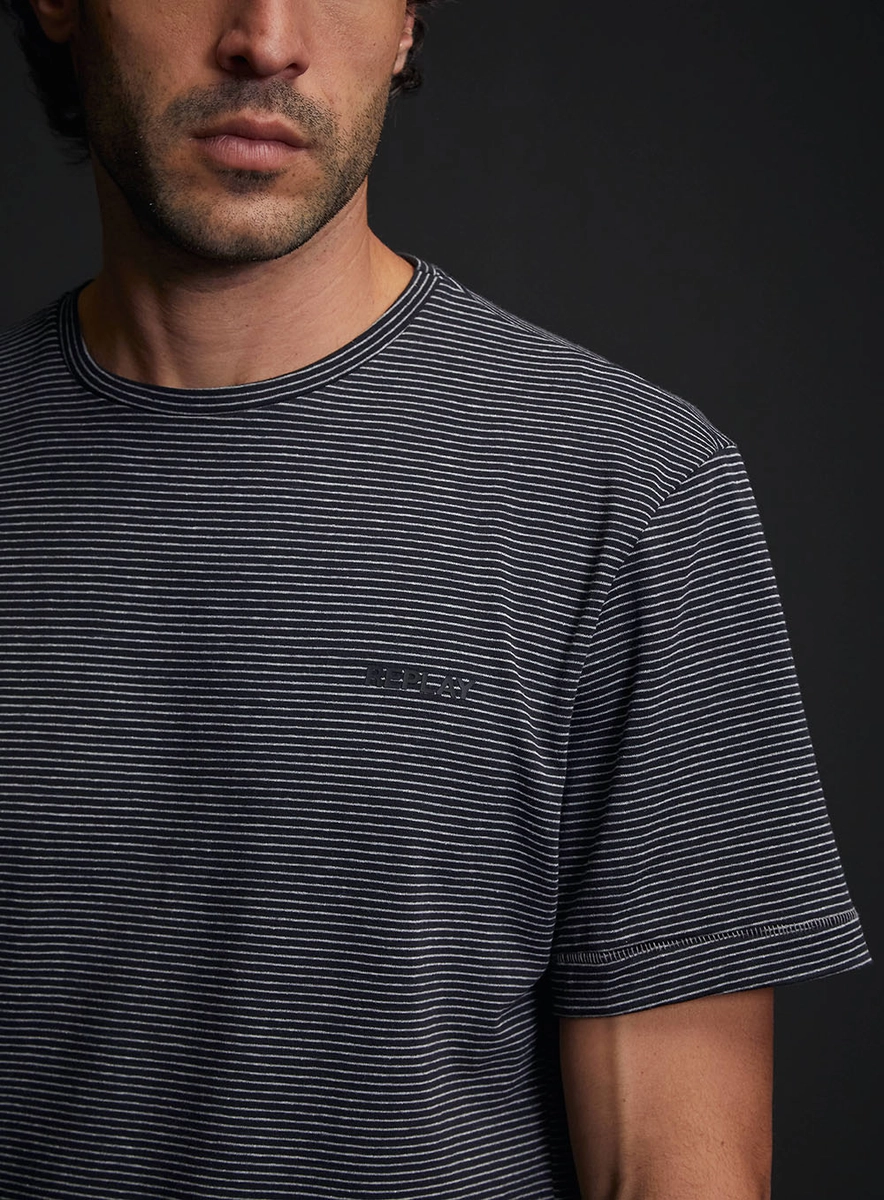 Camiseta Masculina Regular Listrada Estampados Lcecci