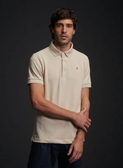 Polo Masculina Regular Texturizada