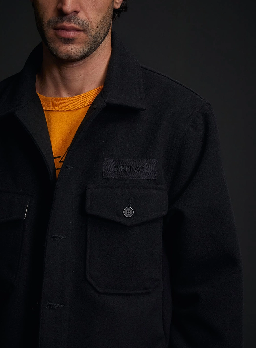 Casaco Regular Alfaiataria Masculina Preto Lcecci