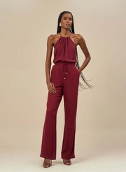 Calça Feminina Com Cordão Para Amarração