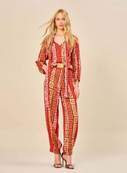 Calça Feminina Com Estampa Geométrica