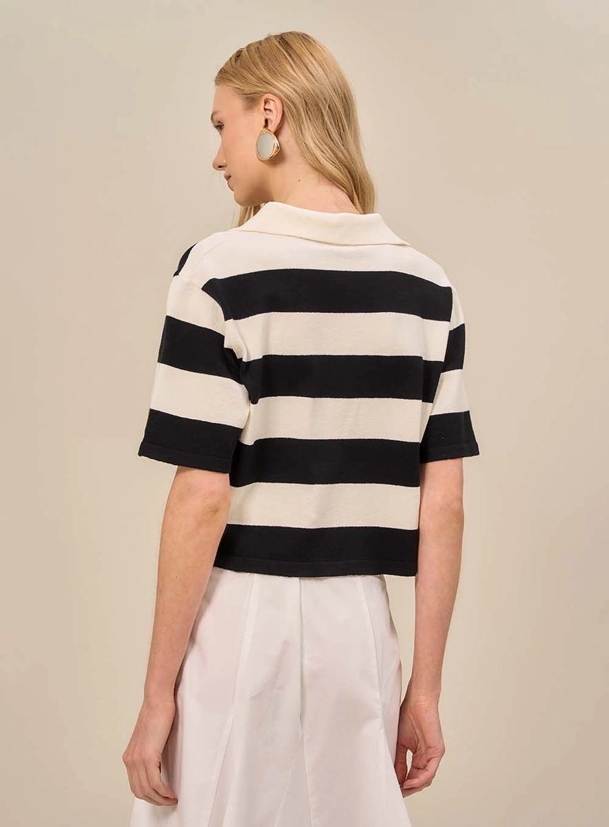 Polo Feminina Listrada Estampados Souisy