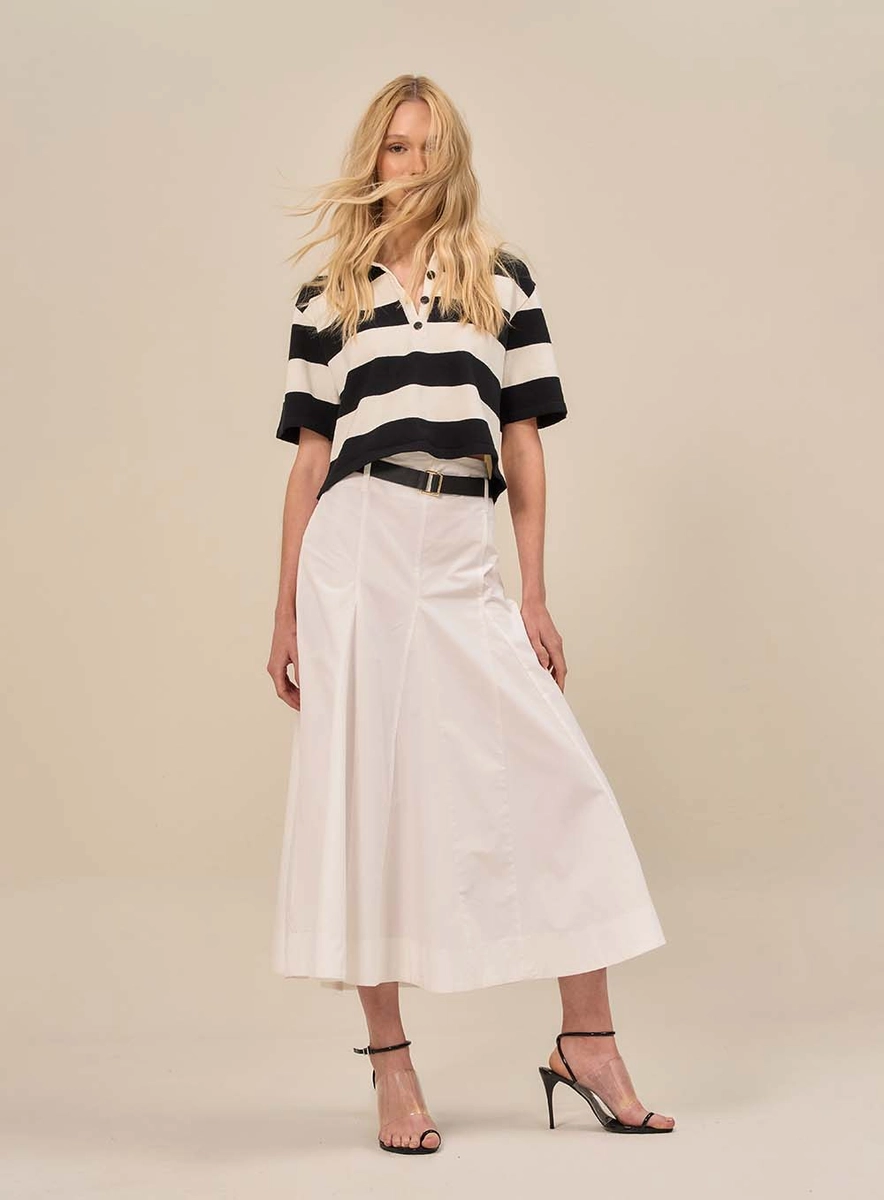 Polo Feminina Listrada Estampados Souisy
