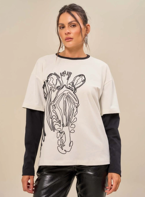 Blusa Bordada