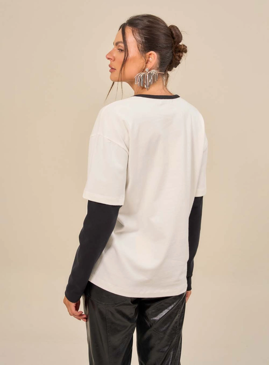 Blusa Bordada Off Shell Souisy