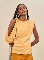 Blusa Feminina Com Manga Aberta