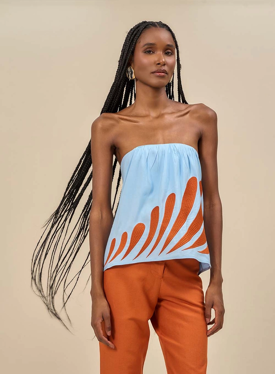 Blusa Tecido Plano  Feminino Isy Estampados Souisy