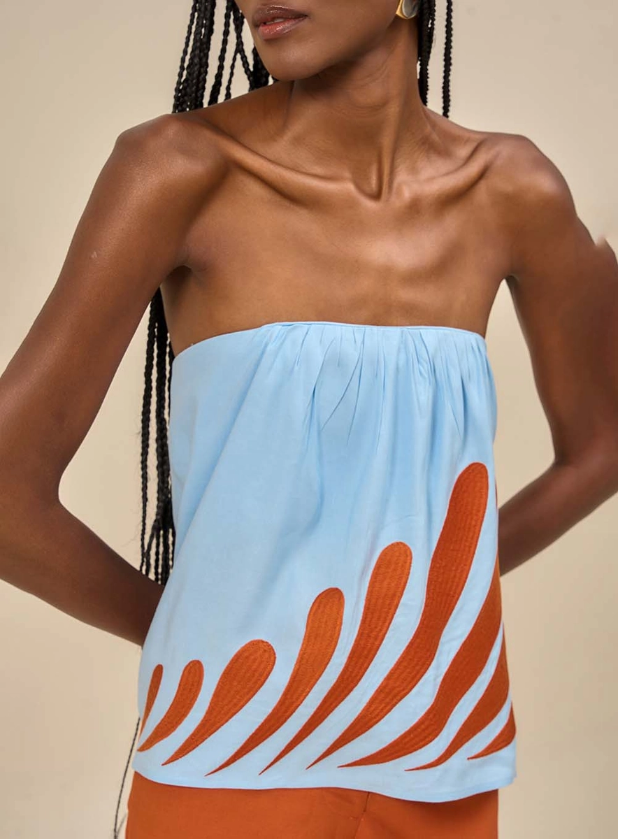 Blusa Tecido Plano  Feminino Isy Estampados Souisy