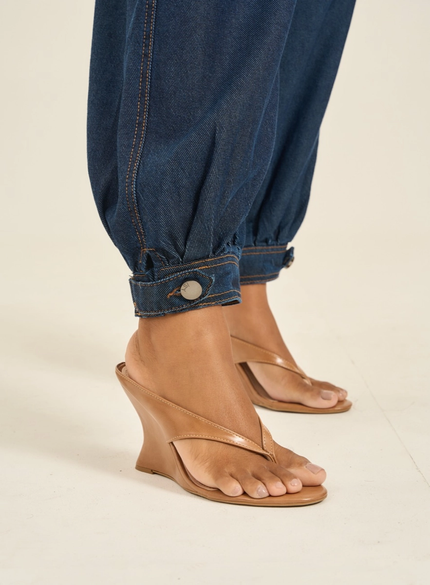 Calça Jeans Feminina Saruel Basic Comfort Índigo Souisy