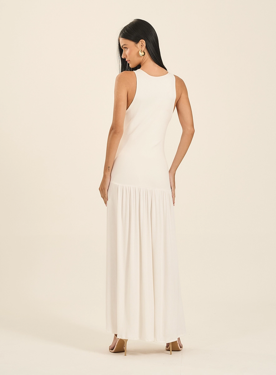 Vestido Feminino Fluido - Basic Comfort Off Shell Souisy