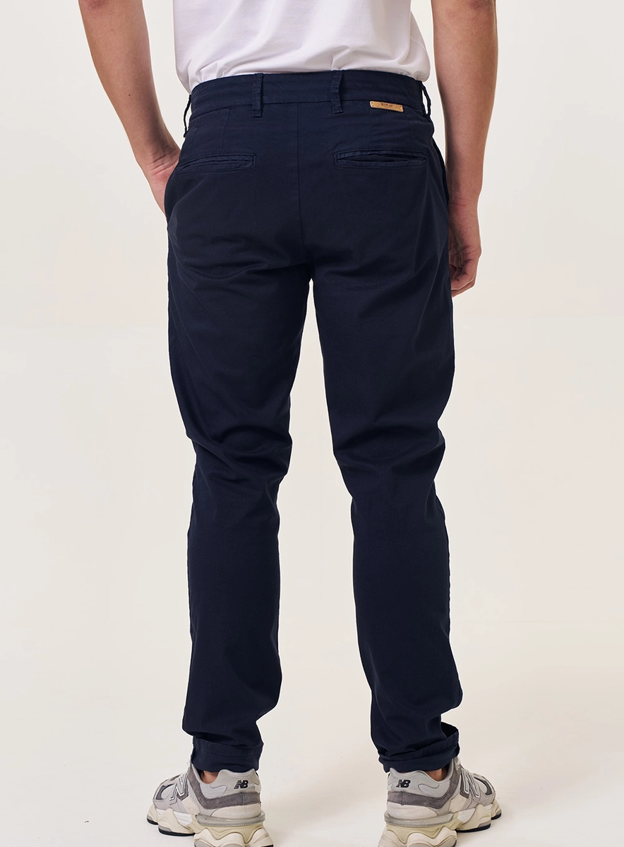 Calça Sarja Masculina Chino Azul Caelum Lcecci