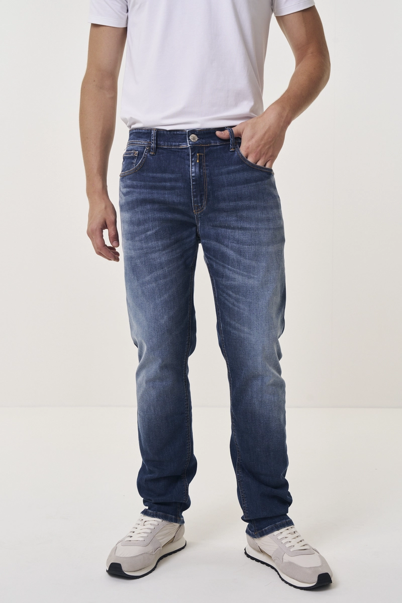 Calça Jeans Masculina Wilbbi Regular Slim Índigo Lcecci