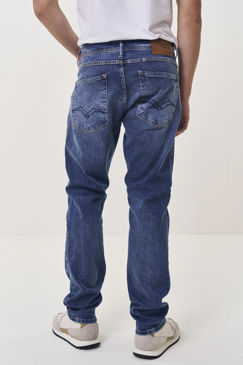 Calça Jeans Masculina Wilbbi Regular Slim Índigo Lcecci
