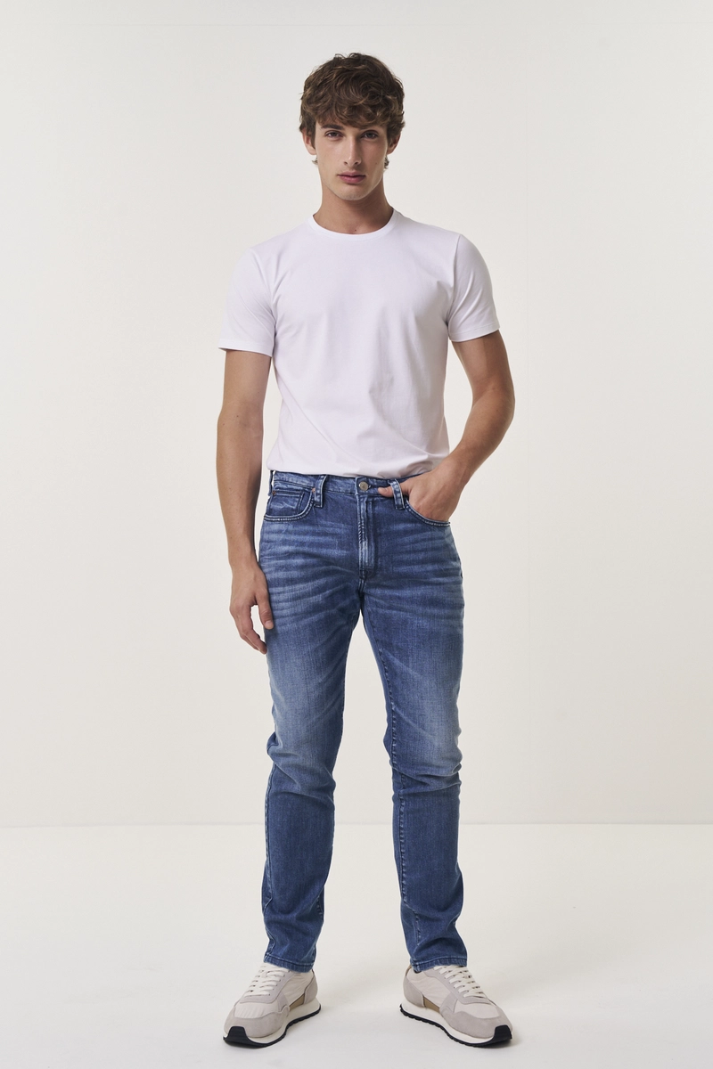 Calça Jeans Masculina Neaal Skinny Índigo Lcecci
