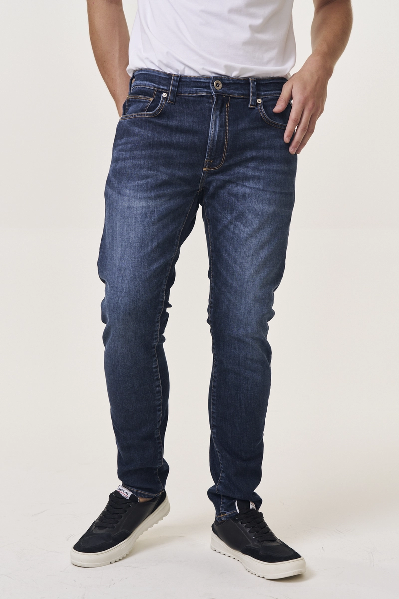 Calça Jeans Masculina Neaal Skinny Escura Índigo Lcecci