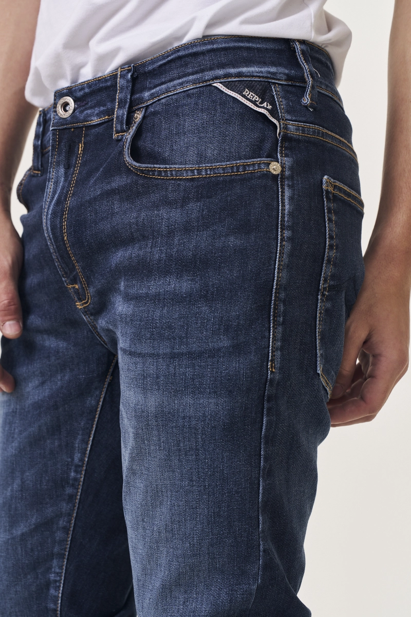 Calça Jeans Masculina Neaal Skinny Escura Índigo Lcecci
