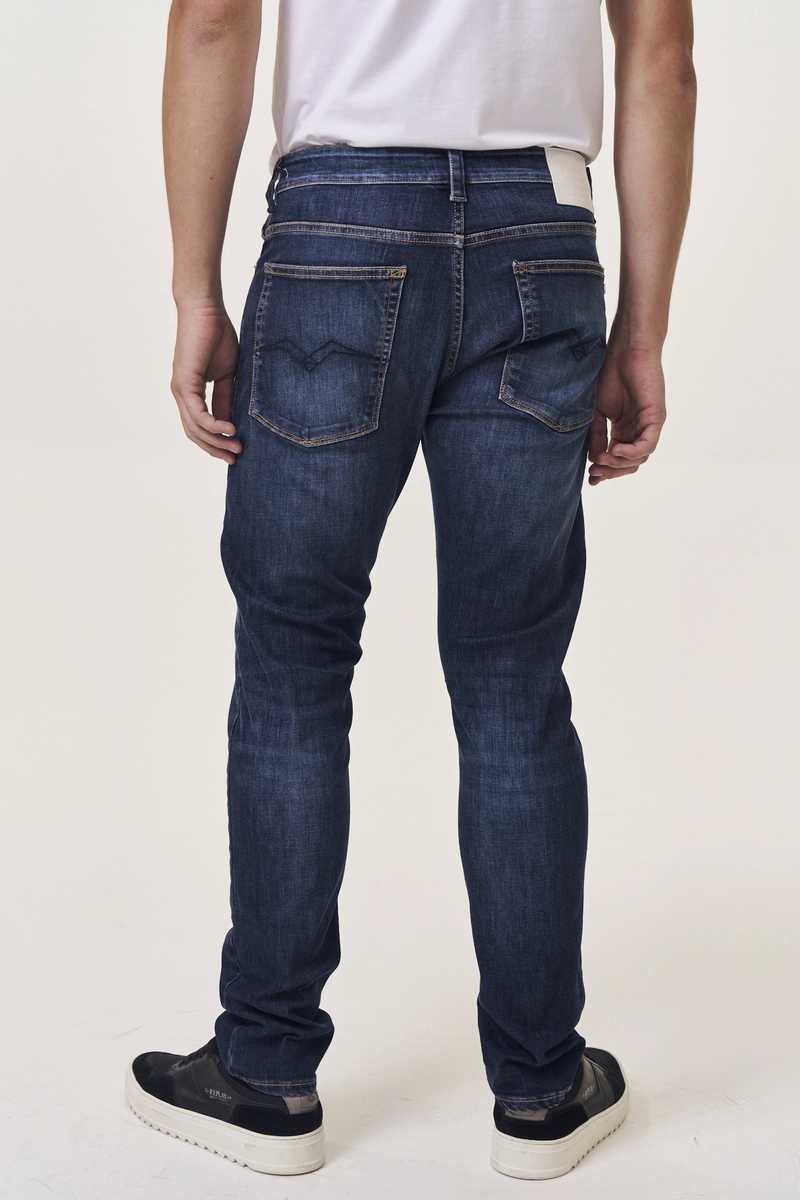 Calça Jeans Masculina Neaal Skinny Escura Índigo Lcecci