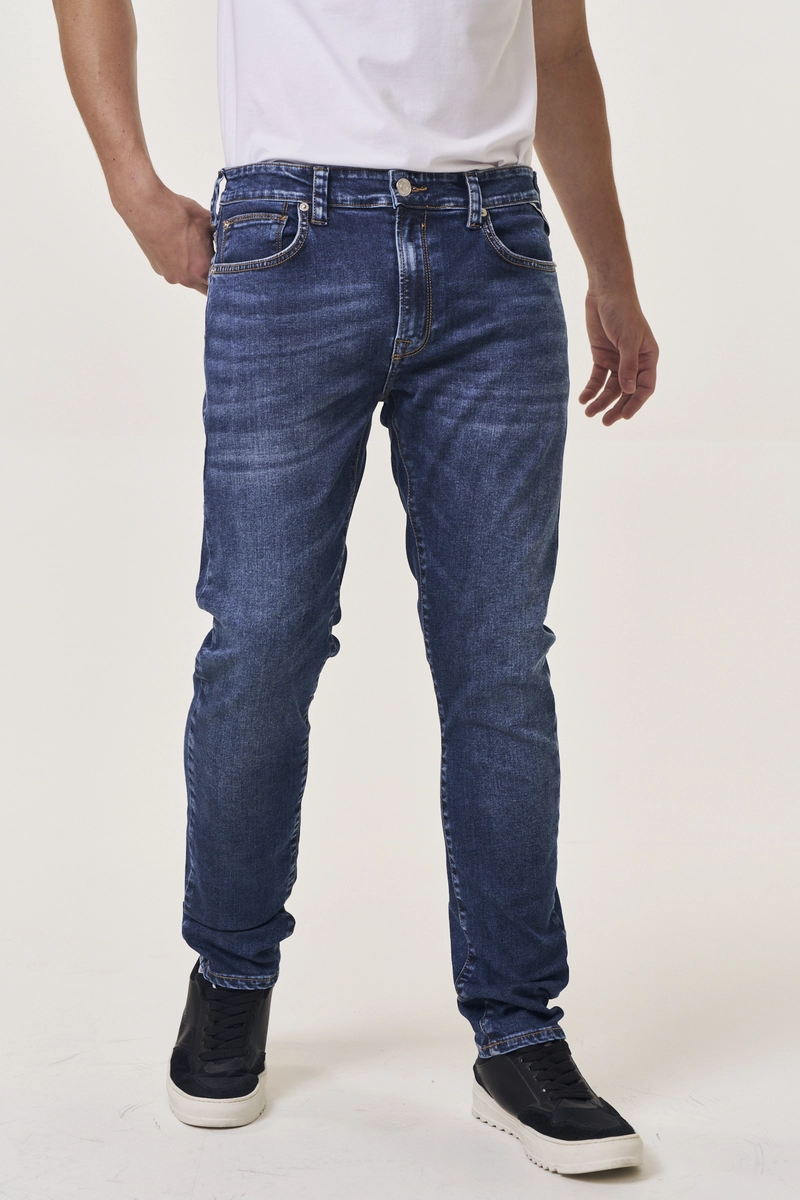 Calça Jeans Masculina Neaal Skinny Índigo Lcecci