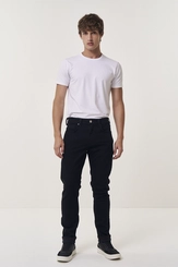 Calça Jeans Masculina Neaal Skinny Denim Preto