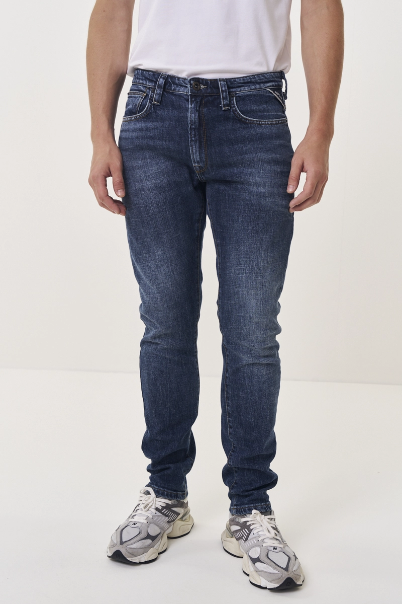 Calça Jeans Masculina Neaal Skinny Cintura Média Índigo Lcecci