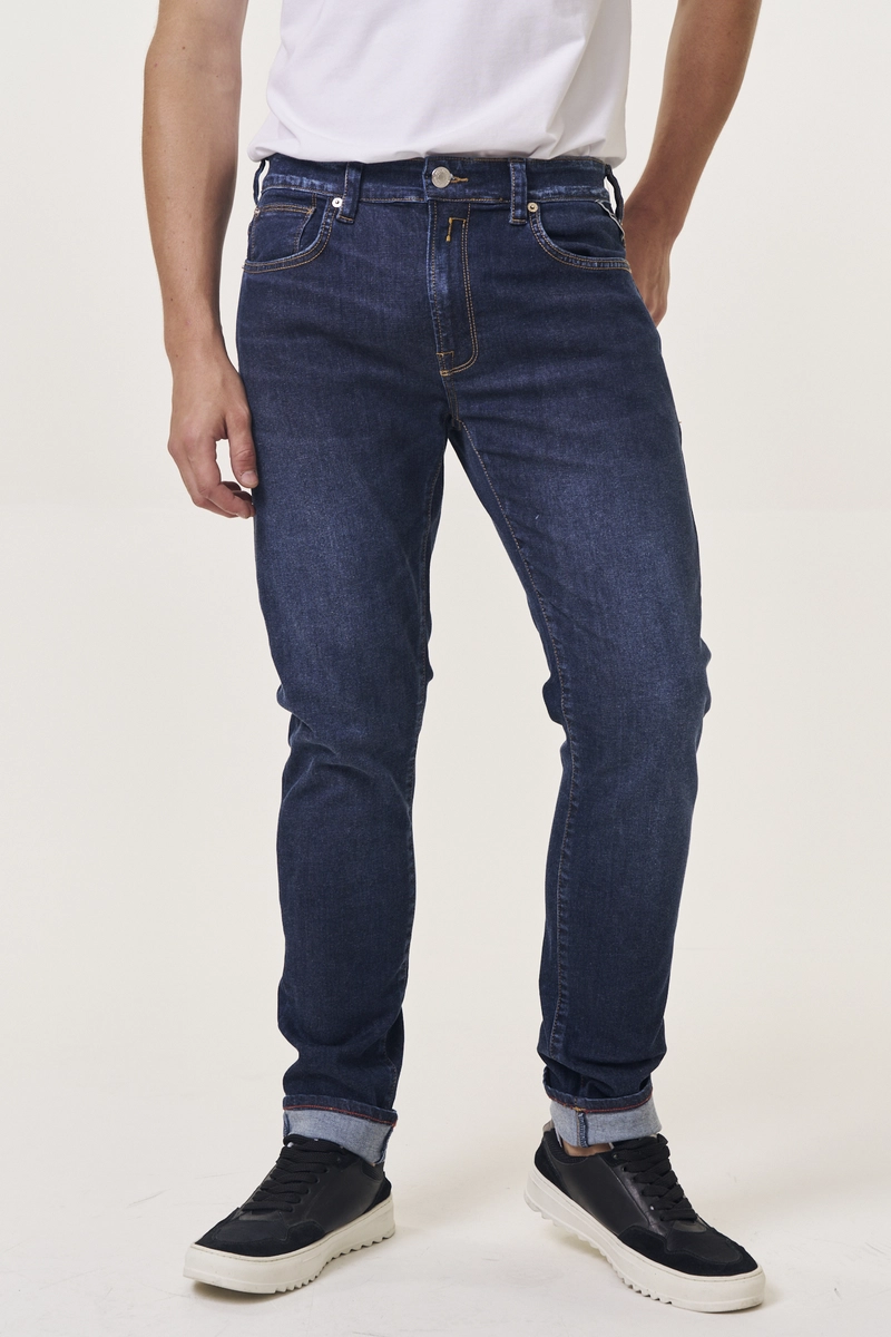 Calça Jeans Masculina Neaal Skinny Replay Escura Índigo Lcecci