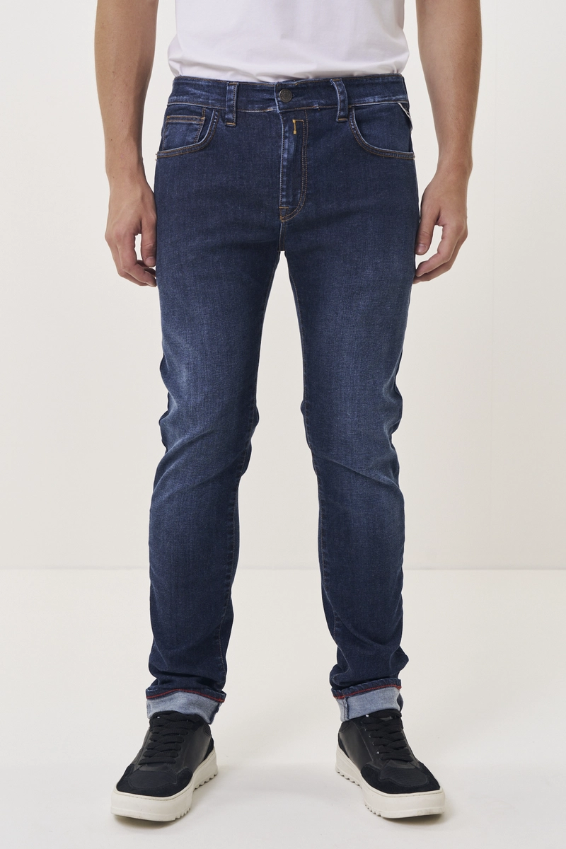 Calça Jeans Masculina Neaal Skinny Índigo Replay