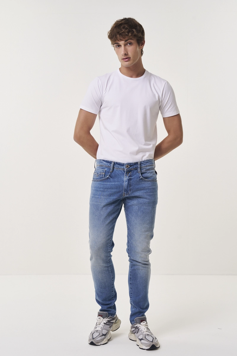 Calça Jeans Masculina Anbass Skinny Índigo Lcecci