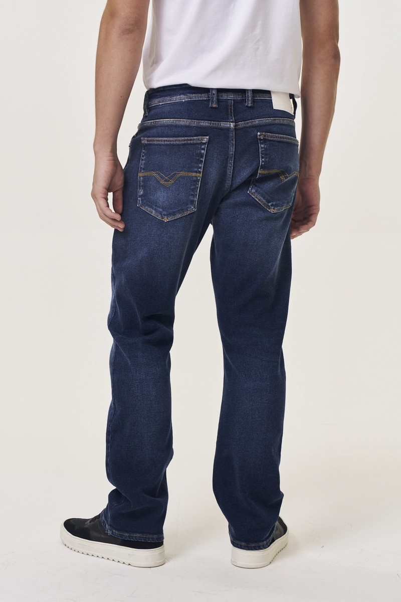 Calça Jeans Masculina Grover Straight Índigo Lcecci