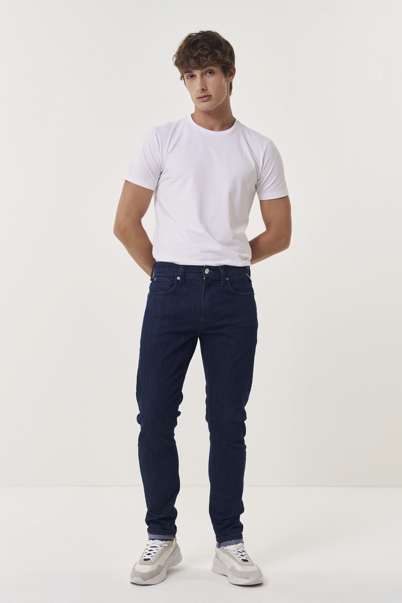 Calça Jeans Masculina Neaal Skinny Escura Índigo Lcecci