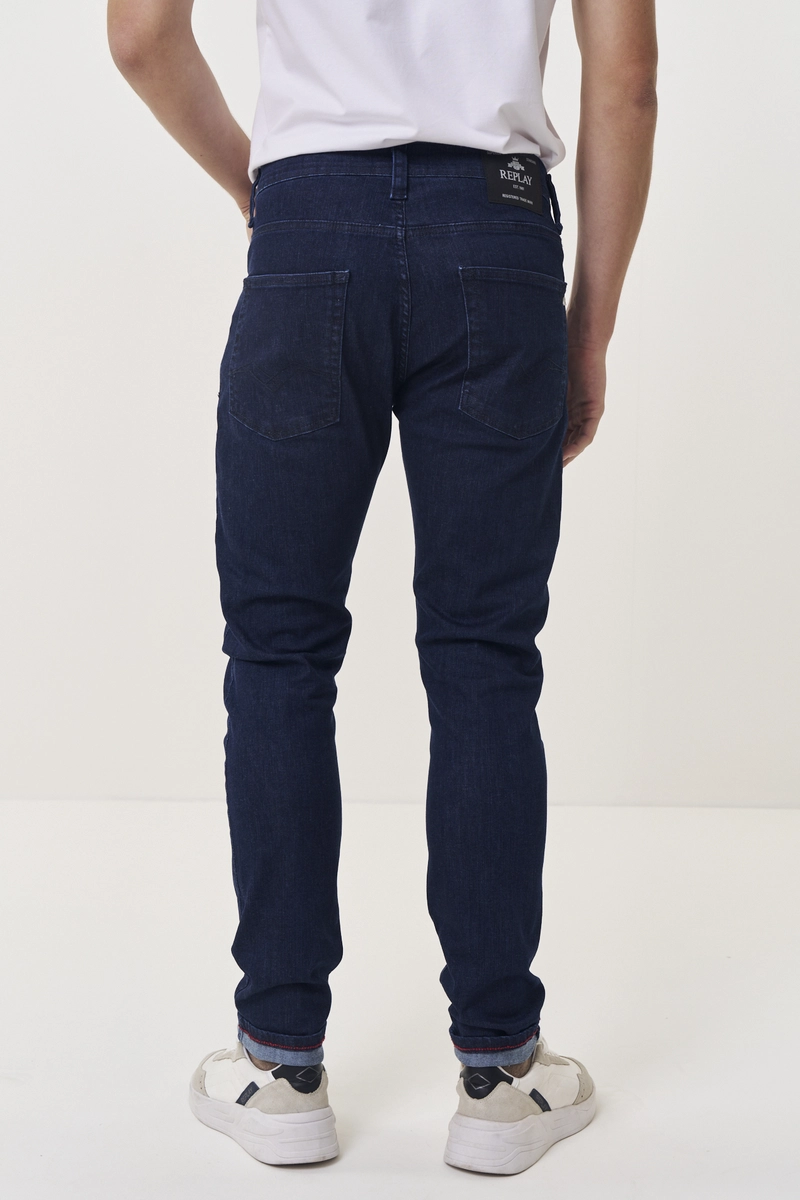 Calça Jeans Masculina Neaal Skinny Escura Índigo Lcecci