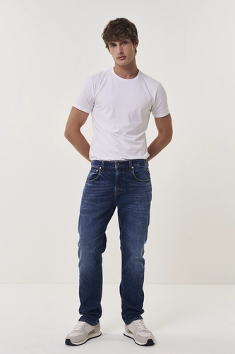 Calça Jeans Masculina Aideen Straight Comfort