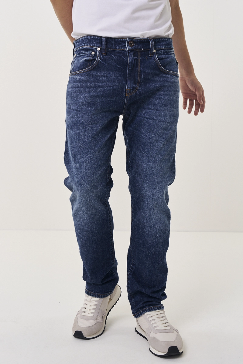 Calça Jeans Masculina Aideen Straight Comfort Índigo Replay