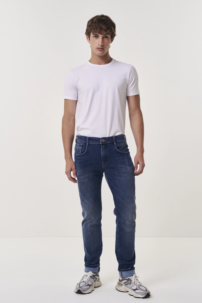 Calça Jeans Masculina Anbass Skinny Índigo Lcecci